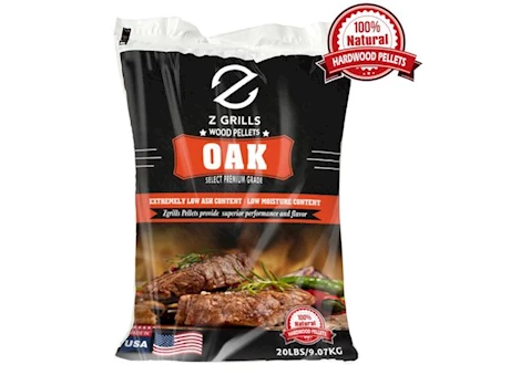 Z Grills Oak Hardwood BBQ Grill Pellets – 20 lb. Bag