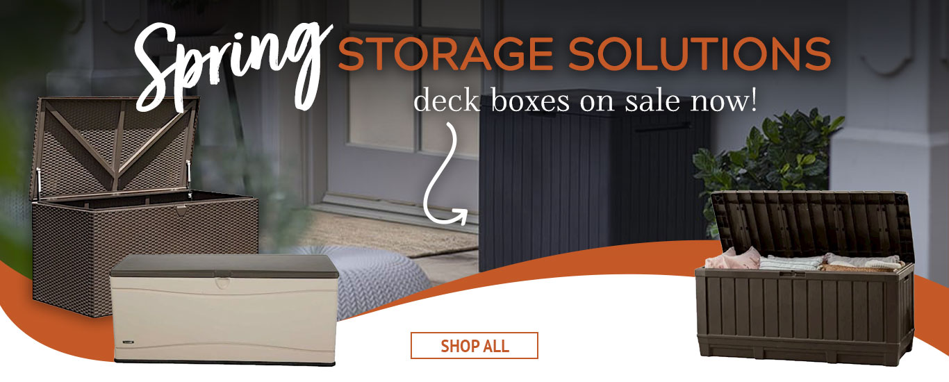 Spring Storage Solutions: Deck Boxes on Sale Now!