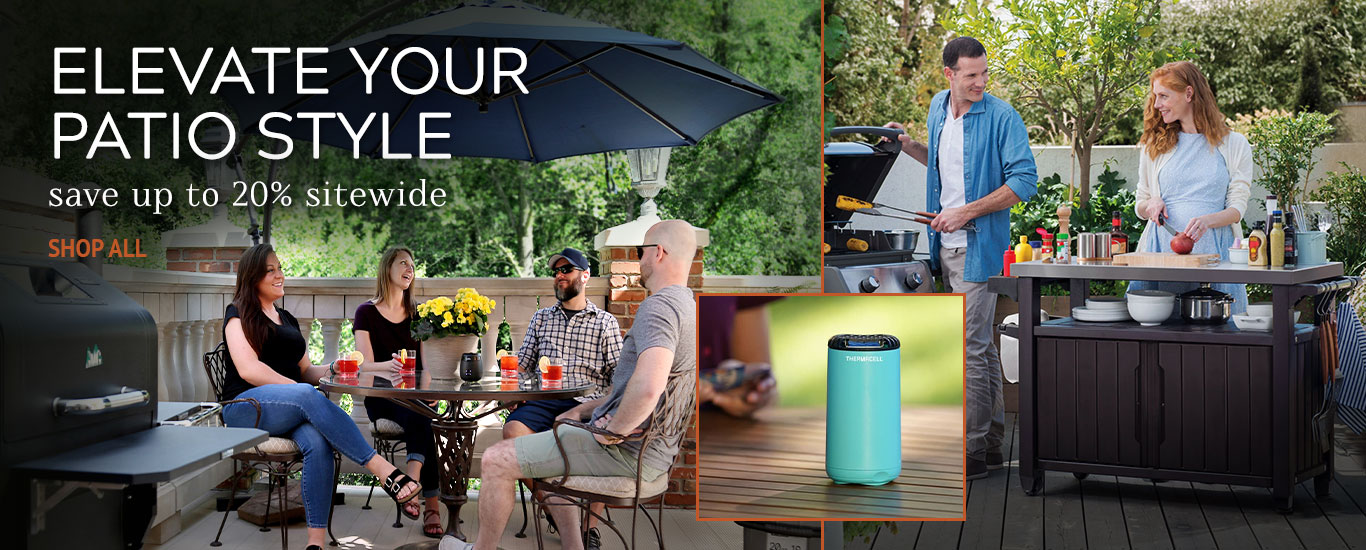 Save 20% on items for your patio