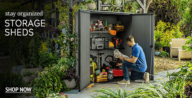 Storage Sheds: Stay Organized